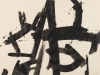 Franz Kline, Senza Titolo, 1950: Acrilico su carta