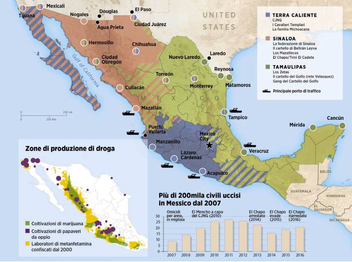 Luoghi e cifre della guerra alla droga messicana Rolling Stone