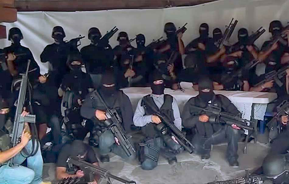 Membri del CJNG cartel de jalisco nueva generacion la guerra dei narcos