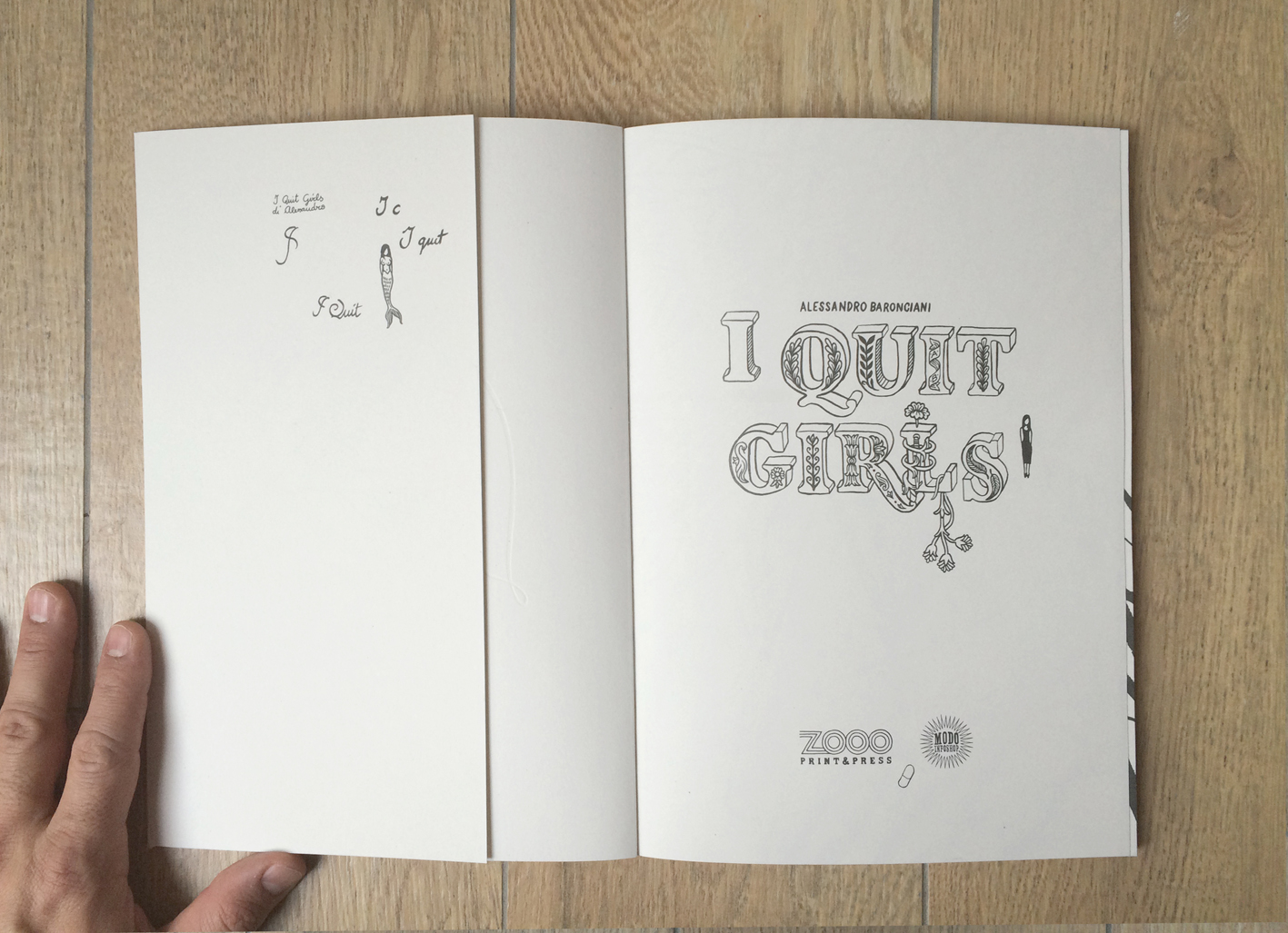 "I Quit Girls", di Alessandro Baronciani