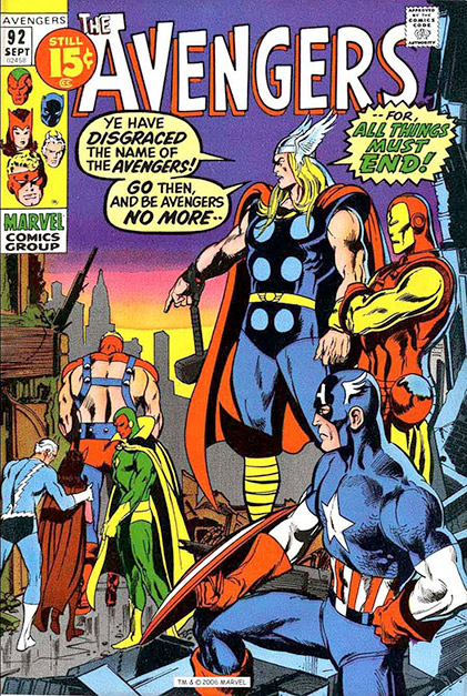 L'Albo di Avengers anni 70