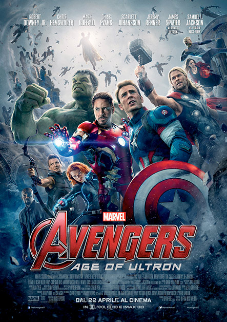 Manifesto Avengers Age of Ultron nelle sale a partire dal 22 aprile