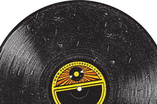 Il logo del Record Store Day (dettaglio)