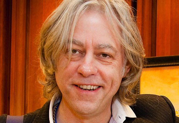 Bob Geldof, il ritorno su un palco è in Italia