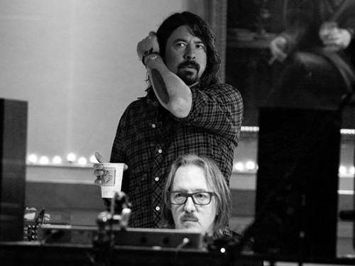 Dave Grohl Butch Vig STUDIO