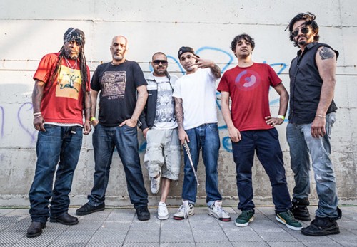 Gli Asian Dub Foundation, foto stampa di Umberto Lopez