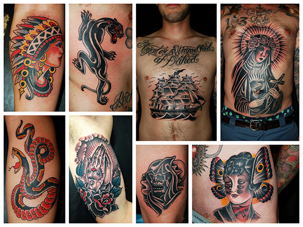 Alcuni tatuaggi di Lindsey Carmichael, foto di Marco Annunziata