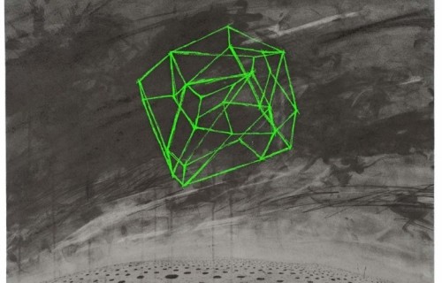 Un dettaglio della copertina di "Tomorrow's modern boxes", primo album solista di Thom Yorke dopo "The eraser" 2006)