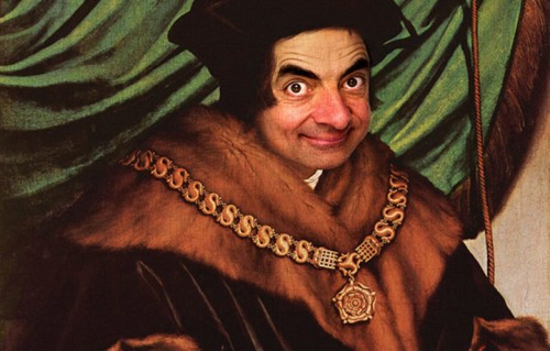 Quadri storici con protagonista Mr. Bean