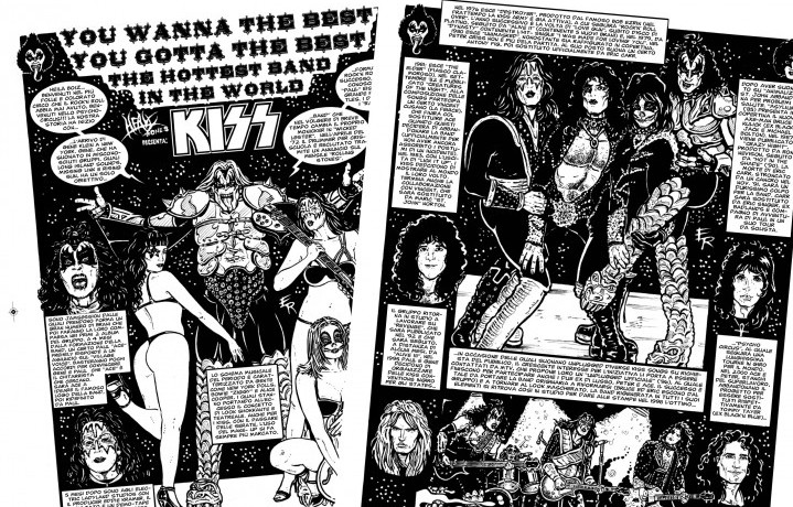 I Kiss ne "La Storia del Metal a Fumetti"