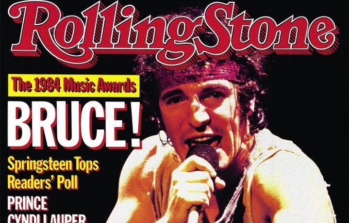 Bruce Springsteen in copertina di "Rolling Stone", nel 1984, l'anno di "Born in the USA"