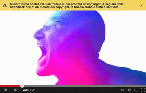 La schermata del canale ufficiale di Apple con il video degli U2