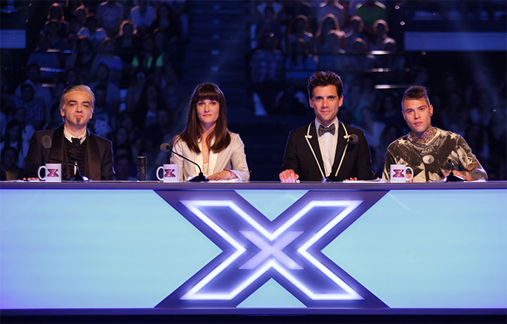 La giuria di X Factor, foto stampa