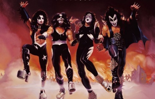 La copertina di "Destroyer", quarto album dei Kiss (correva l'anno 1976)