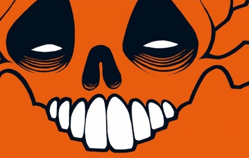 Un dettaglio della copertina di "L'albero di Halloween" di Ray Bradbury