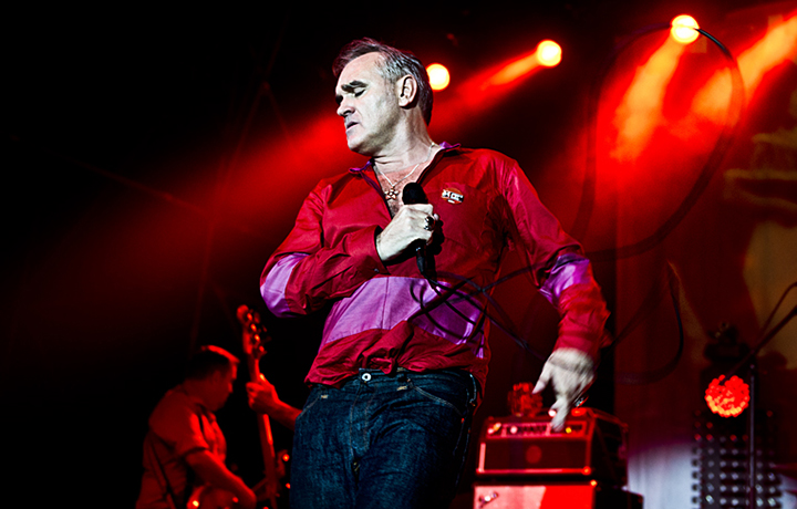 Morrissey live a Roma, foto di Ilaria Magliocchetti Lombi