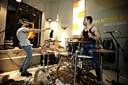 The Exploders Duo live a Milano