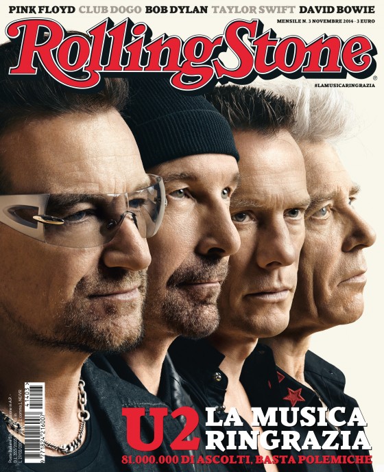 La copertina di Rolling Stone di novembre