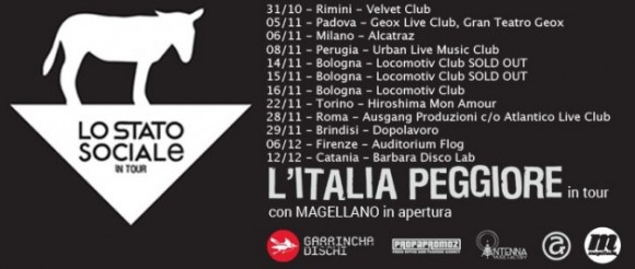 Lo Stato Sociale, tour 2014