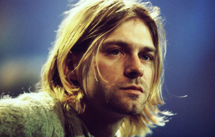 Kurt Cobain, screenshot durante MTV Unplugged