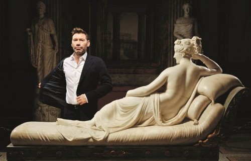 Mat Collishaw alla Galleria Borghese (foto di Guido Harari)