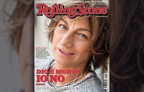 Gianna Nannini sulla copertina di Rolling Stone di dicembre-gennaio, fotografata da Oliviero Toscani, senza trucco. Se ne fotte delle rughe e del tempo
