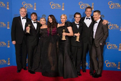 I vincitori dei Golden Globes 2015, con Richard Linklater, regista di Boyhood