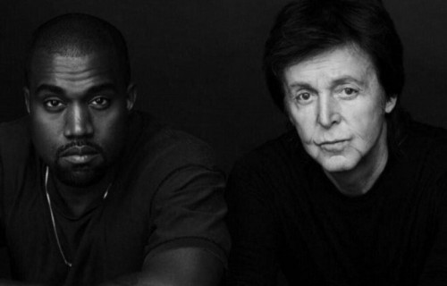 Kanye West, 37 anni, e Paul McCartney, 72, leggendario membro dei Beatles. Insieme hanno scritto "Only One"
