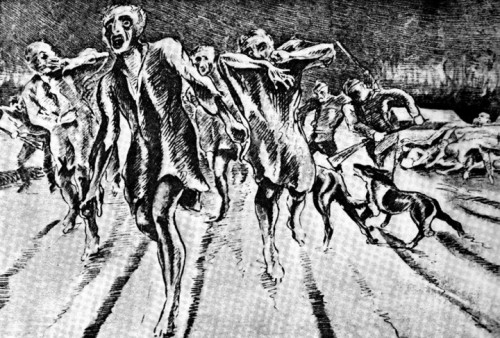 "Arrivo", di Mania Pierre, 1943. Una delle immagini raccolte da Arturo Benvenuti