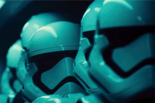 Un frame del trailer di “Star Wars: Il Risveglio della Forza”