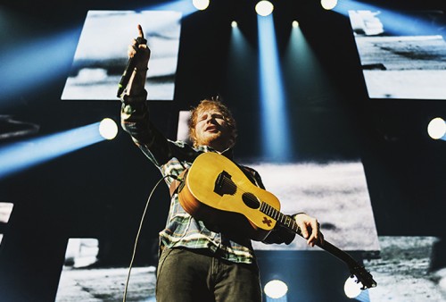 Ed Sheeran in concerto a Roma fa il tutto esaurito, le foto