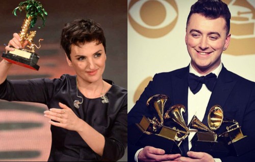 Sam Smith ha trionfato ai Grammy, Arisa ha vinto lo scorso Festival di Sanremo