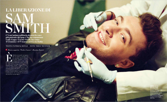 Sam Smith su "Rolling Stone" di marzo