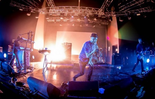I Subsonica durante il concerto esclusivo di Beck's UNacademy il 13 aprile scorso. Al via la seconda parte della competizione