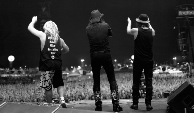 Il leggendario trio dei Motörhead, di cui Lemmy è bassista e voce.