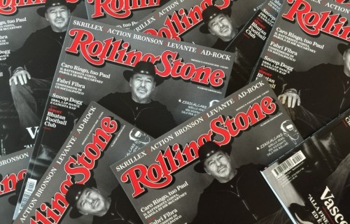 Vasco Rossi sulla copertina del numero di maggio di Rolling Stone