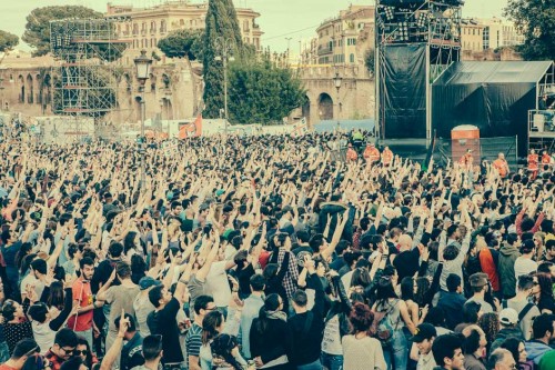 concertone primomaggio, roma, primo maggio, 2015, piazza san giovanni, kimberley ross, foto