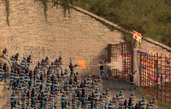 L'irresistibile grafica 8 bit di "Riot", il videogioco inventato dall'italiano Leonard Menchiari