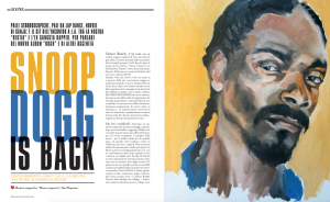 L'intervista a Snoop Dog di Roberto Croci a.k.a. La Bestia è su Rolling Stone di maggio, in edicola da domani. Artwork di Massimo Gurnari