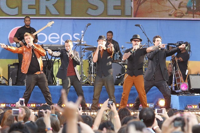 I Backstreet Boys in tour nel 2013 - Foto via Facebook