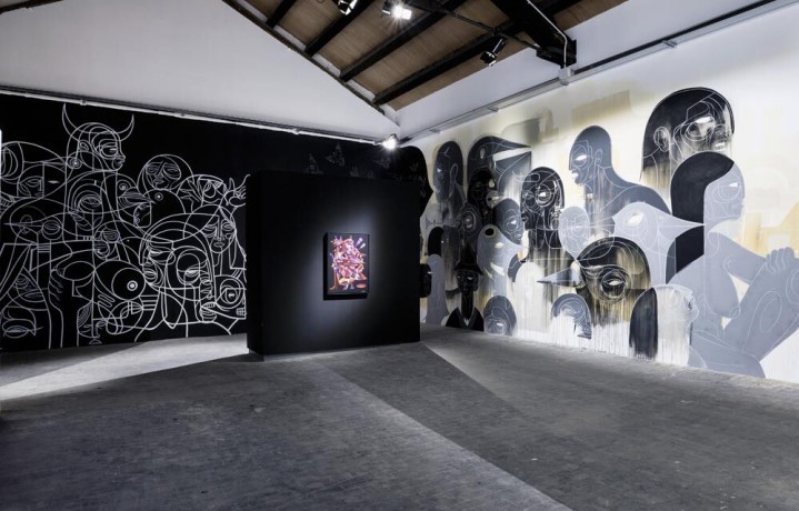 Un dettaglio dell'esibizione "The Bridges of Graffiti". Foto: Andrea Bastoni