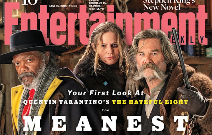 La cover di Entertainment Weekly con i protagonisti del film di Tarantino