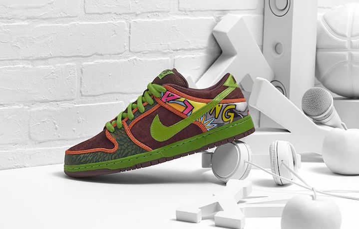 Le Nike Dunk Low Premium Sb "De La Soul". Foto: Nike.com