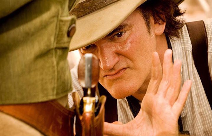 Quentin Tarantino, sul set di "Django Unchained"