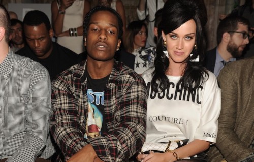 A$ap Rocky e Katy Perry all'ultimo show di Moschino a Pitti