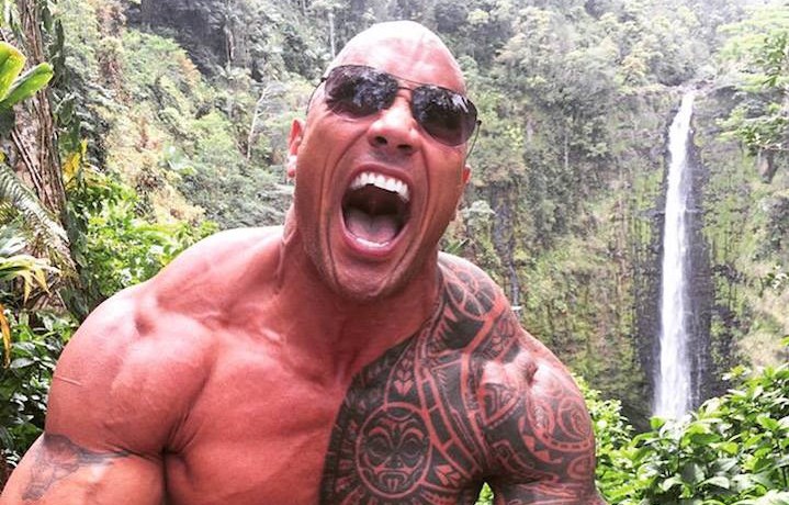 Dwayne Johnson, aka The Rock. Fonte: Facebook