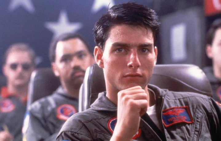 Maverick nel primo "Top Gun". Fonte: Facebook