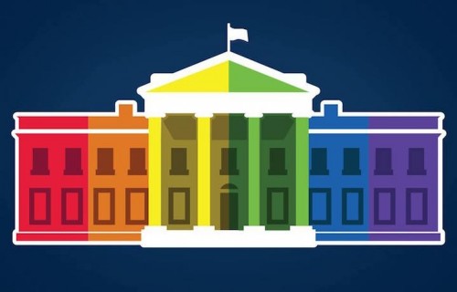 La Casa Bianca è diventata arcobaleno. Fonte: Facebook
