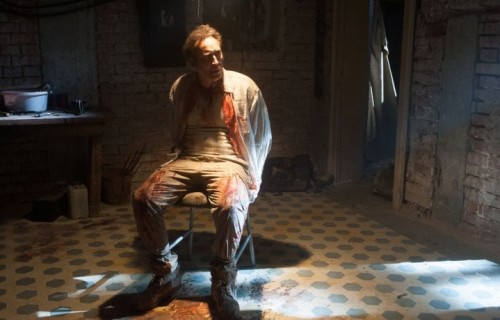 Nicolas Cage sul set di "Il Nemico Invisibile"