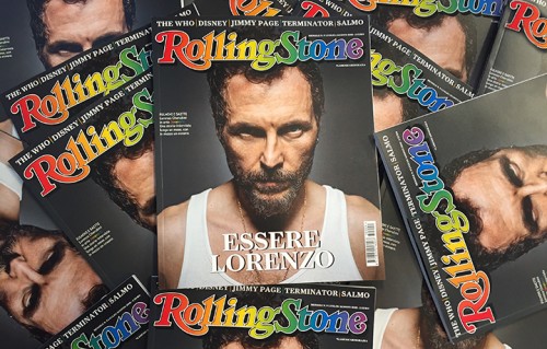 Lorenzo Cherubini a.k.a. Jovanotti sulla copertina del numero di luglio di Rolling Stone